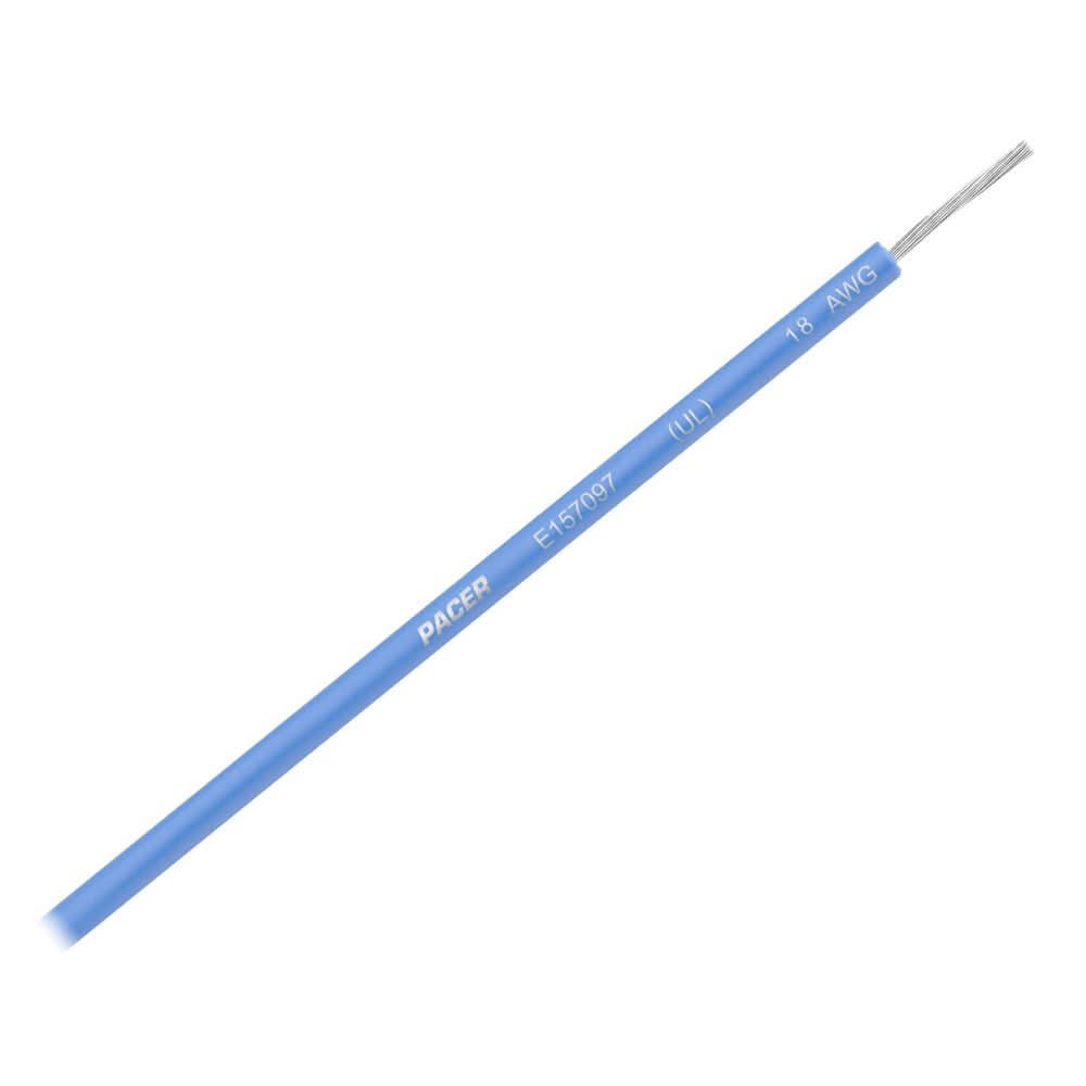 Pacer Blue 18 AWG UL Marine Wire - 35' - Anchor Express
