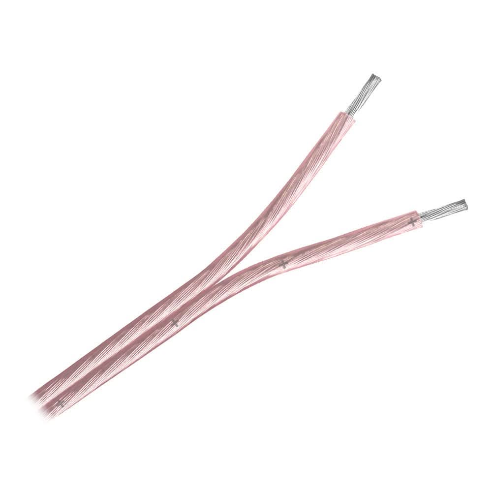 Pacer Clear 18/2 AWG Two Conductor Speaker Wire - 100' - Anchor Express