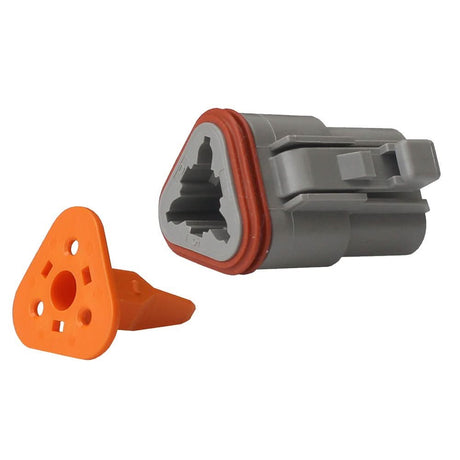 Pacer Deutsch DT Plug & Wedge Lock Kit - 3 Position - 10 Pack - Anchor Express