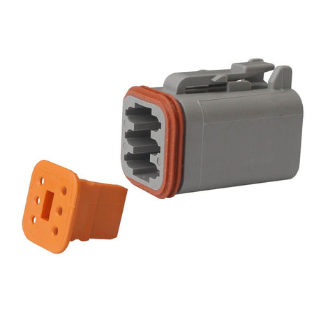 Pacer Deutsch DT Plug & Wedge Lock Kit - 6 Position - 5 Pack - Anchor Express