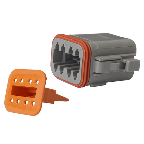 Pacer Deutsch DT Plug & Wedge Lock Kit - 8 Position - 5 Pack - Anchor Express