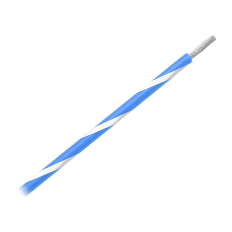 Pacer Group 14 AWG Striped Marine Wire 500 ft Blue with White Stripe - WUL14BL - 9 - 500 - Anchor Express