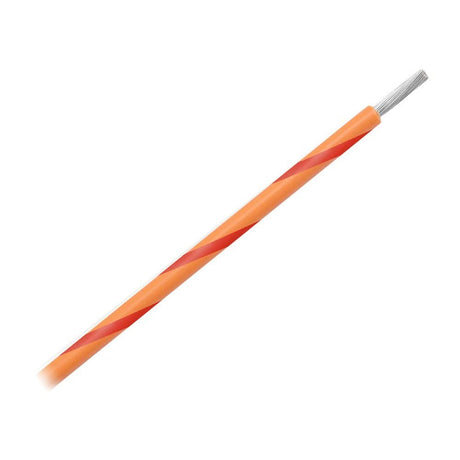 Pacer Group 14 AWG Striped Marine Wire 500 ft Orange with Red Stripe - WUL14OR - 2 - 500 - Anchor Express