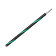Pacer Group 14 AWG Striped Marine Wire 500 ft Spool - Black with Green Stripe - WUL14BK - 5 - 500 - Anchor Express