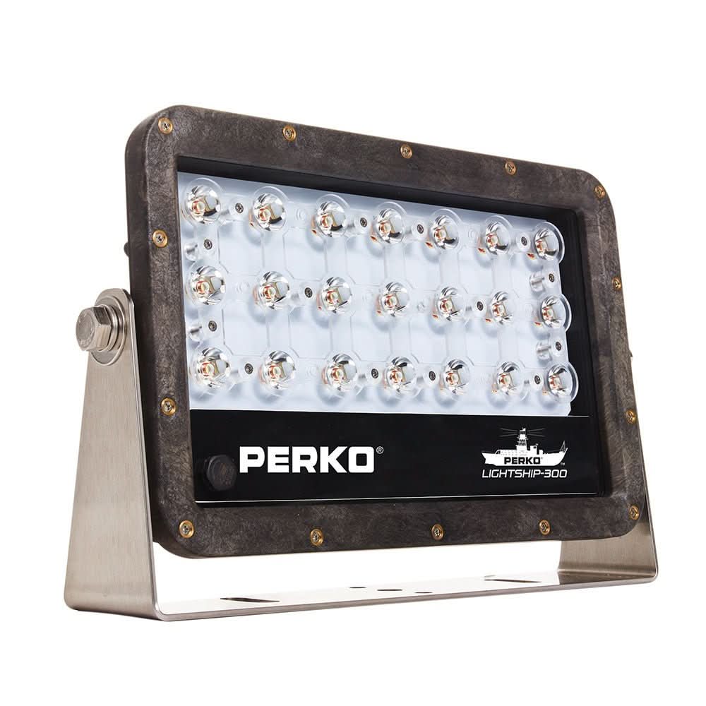Perko Lightship 100 LED High Performance Spotlight - 12/24V - Black - Anchor Express