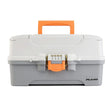 Plano Three - Tray Tackle Box P000406 Light Grey and Dark Grey for Fishing and Storage - P000406 - Anchor Express