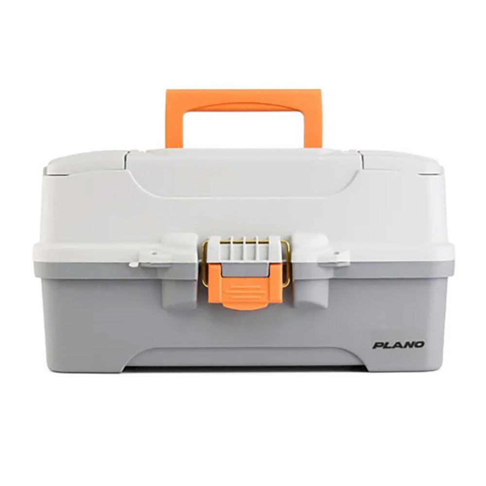 Plano Three - Tray Tackle Box P000406 Light Grey and Dark Grey for Fishing and Storage - P000406 - Anchor Express