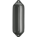 Polyform NF - 4 Heavy - Duty Twin Eye Boat Fender - 6.4 x 12.6 inches, Graphite - NF - 4 GRAPHITE - Anchor Express