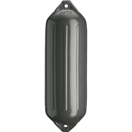 Polyform NF - 4 Heavy - Duty Twin Eye Boat Fender - 6.4 x 12.6 inches, Graphite - NF - 4 GRAPHITE - Anchor Express