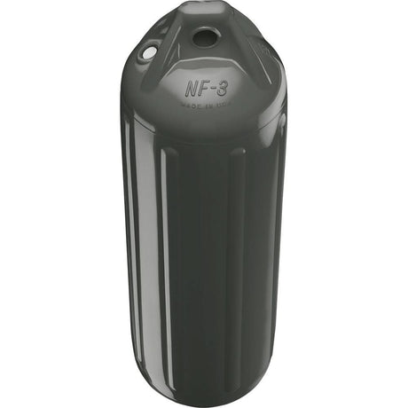 Polyform U.S. NF - 3 Heavy - Duty Twin Eye Boat Fender - 5.6" x 19" Graphite - NF - 3 GRAPHITE - Anchor Express