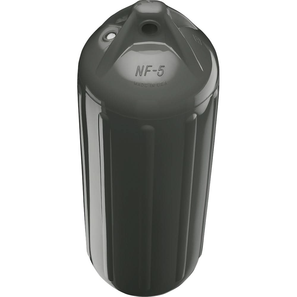 Polyform U.S. NF - 5 Heavy - Duty Twin Eye Boat Fender - 8.9" x 26.8" in Graphite - Anchor Express