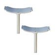 Poseidon Racks 30 - Degree Rod Holder Rack for Water Mat Storage - Marine Grade, U.S.A. Made - 369948 - Anchor Express