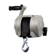 Powerwinch Premier Series 2000lb Saltwater Silver Winch with 8 - Inch Crank Arm - 21300 - W - 2000 - 8 - S - R - Anchor Express