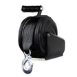 Powerwinch Select Series 1,200 lb Capacity Winch with 6 - Inch Crank Arm - Carbon Black - 21400 - W - 1200 - 6 - B - R - Anchor Express