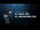 Icom M25 EVO Handheld VHF Radio - Black - M25 EVO BLACK 61