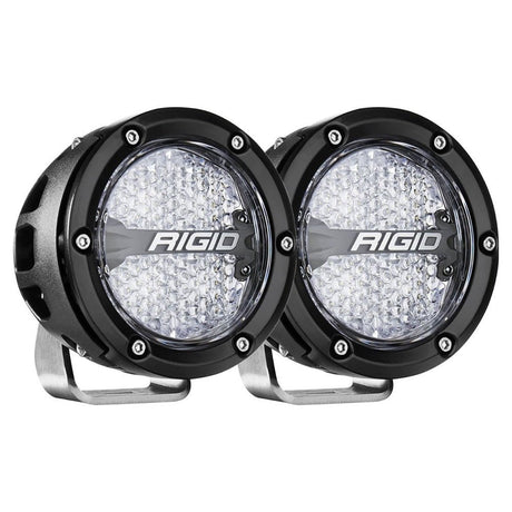 RIGID Industries 360 - Series RGBW 4" Offroad Lamp Diffused Beam w/RGBW Backlight Pods - Set of 2 - Anchor Express