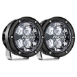 RIGID Industries 360 - Series RGBW 4" Offroad Spot Beam w/RGBW Backlight Pods - Set of 2 - Anchor Express