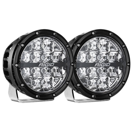 RIGID Industries 360 - Series RGBW 6" Offroad Lamp Spot Beam w/RGBW Backlight Pods - Set of 2 - Anchor Express