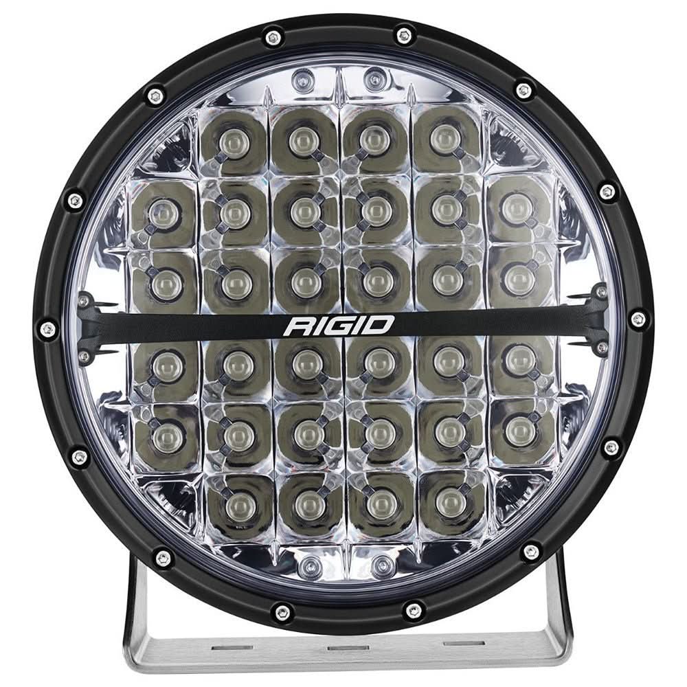 RIGID Industries 360 - Series RGBW 9" Offroad Lamp Spot Beam w/RGBW Backlight Pods - Single - Anchor Express