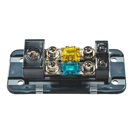 Roswell Marine 1 - In 2 - Out Fused Distribution Block C720 - 0540 for Marine Audio Systems - C720 - 0540 - Anchor Express