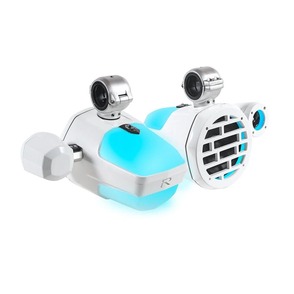 Roswell R1 Pro Tower Speakers - White - 200W RMS & 400W Peak Power - Anchor Express