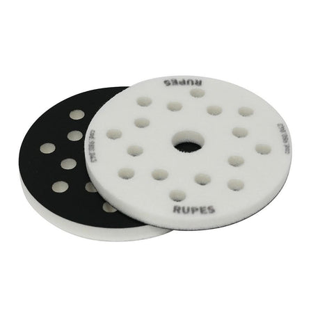 RUPES Foam Interface Pad 125mm with 8+8+1 Hole Pattern, 12mm Thickness - 2 Pack - 980.043 - Anchor Express