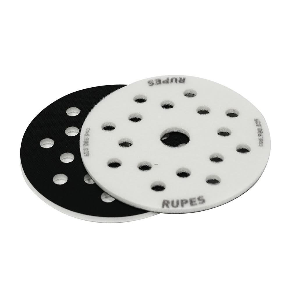 RUPES Foam Interface Pad 125mm with 8+8+1 Holes - 2 Pack, 7mm Thickness - 980.039 - Anchor Express
