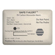 Safe - T - Alert 62 Series Carbon Monoxide Alarm - 12V - RV Surface Mount - White - 62 - 541 - WT - Anchor Express