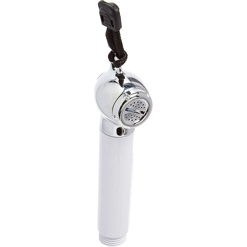 Scandvik straight push-button chrome sprayer handle with ABS plastic