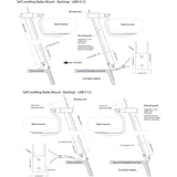 Scanstrut LMB - A2 Self Leveling Radar Mount - Backstay (A) - f/Sitex/Simrad Domes - LMB - A2 - Anchor Express