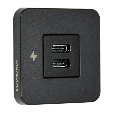 Scanstrut TILE USB - C Interior Charging Socket - 12/24V - Black Bezel - Anchor Express