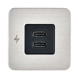 Scanstrut TILE USB - C Interior Charging Socket - 12/24V - Stainless Steel Bezel - Anchor Express