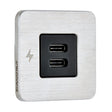 Scanstrut TILE USB - C Interior Charging Socket - 12/24V - Stainless Steel Bezel - Anchor Express