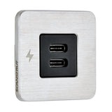 Scanstrut TILE USB - C Interior Charging Socket - 12/24V - Stainless Steel Bezel - Anchor Express