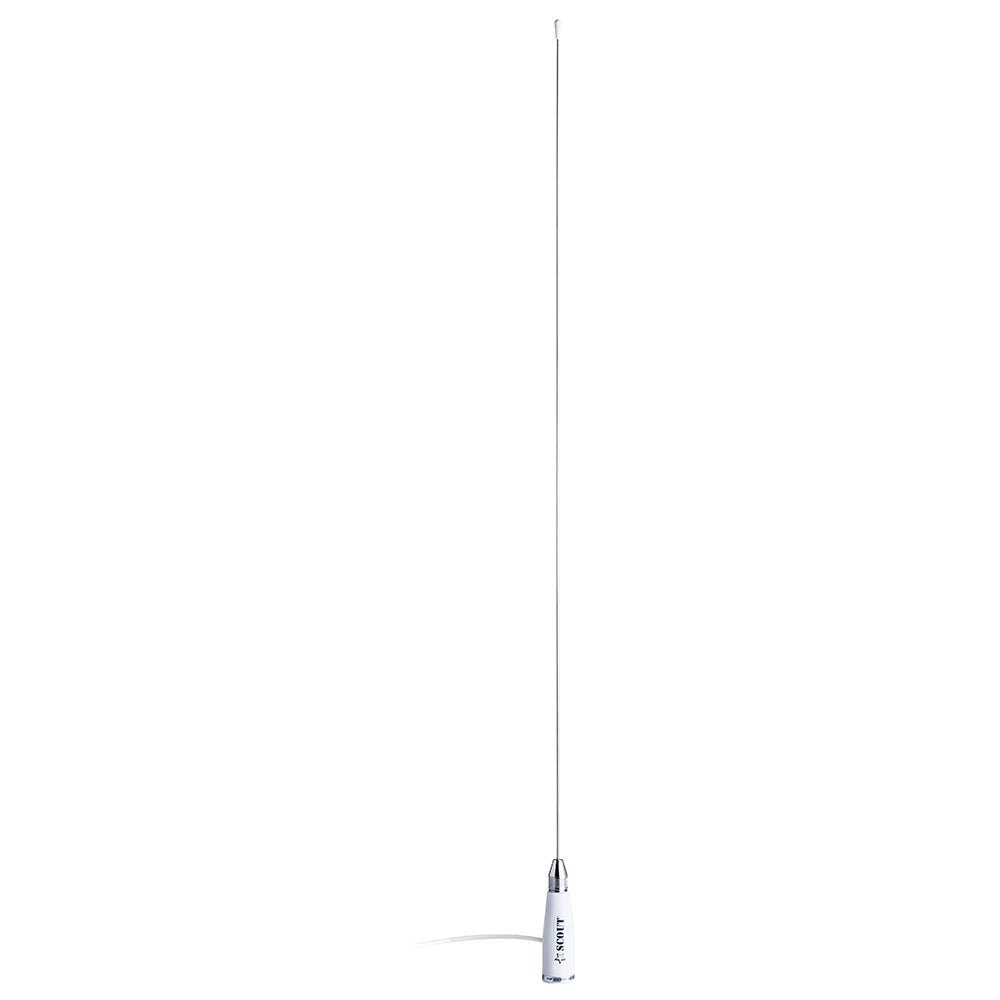 Scout 3.3' Stainless VHF Whip Antenna 3dB with 5M RG - 58 Coax KS23A for Small Boats and RIBs - PF AN NVHF00006T - Anchor Express