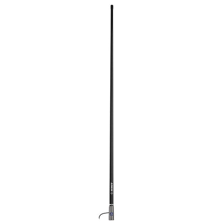 Scout 4' Black VHF Antenna with 3dB Gain and Stainless Steel Ferule * Includes 5M RG - 58 Cable and PL - 259 Connector - PF AN NVHF00045T - Anchor Express