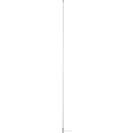 Scout 8' White VHF Marine Antenna with 6dB Gain, Stainless Steel Ferrule, 5M RG - 58 Coax and PL - 259 Connector - PF AN NVHF00007T - Anchor Express