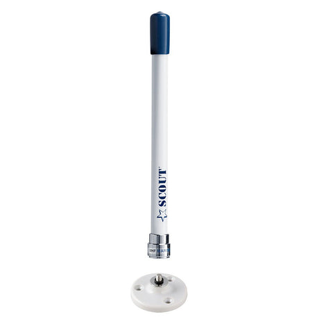 Scout 9 - inch White VHF Antenna with Quick Mount and 5M RG - 58 Coax - Model PF AN NVHF00025 - PF AN NVHF00025 - Anchor Express