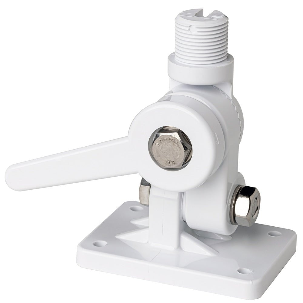 Scout Four - Way Nylon Ratchet Mount - White for Marine Antennas, Part PF AC NBASE001 - PF AC NBASE001 - Anchor Express