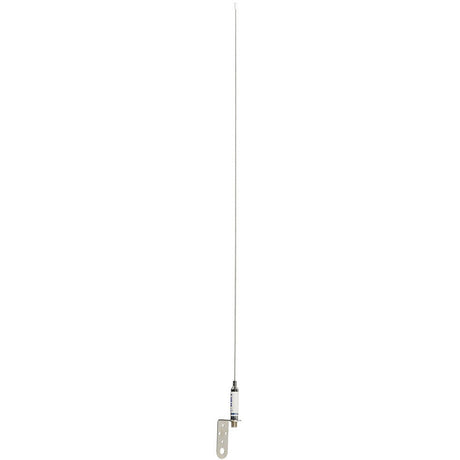 Scout PF AN NVHF00012T 3 - foot Stainless VHF Whip Antenna with Bracket for Sailboats - No Cable - PF AN NVHF00012T - Anchor Express