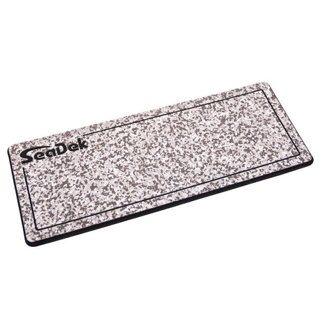 SeaDek 16” x 39" 20mm Dual Density Large Helm Pad w/SeaDek Logo - Brushed Texture - Snow Camo/Black (406.4mm x 990.6mm x 20mm) - Anchor Express