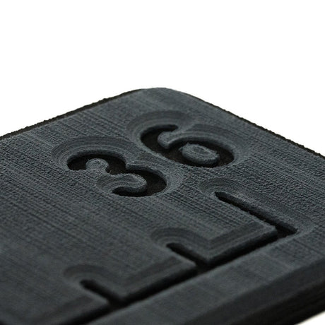 SeaDek 36” Routed Ruler - 6mm - Brushed Texture - Dark Grey/Black - Anchor Express