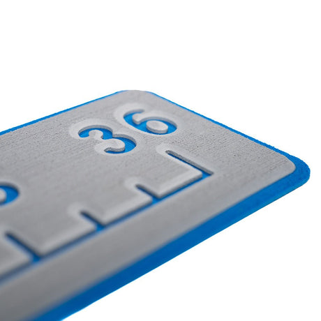 SeaDek 36” Routed Ruler - 6mm - Brushed Texture - Storm Grey/Bimini Blue - Anchor Express