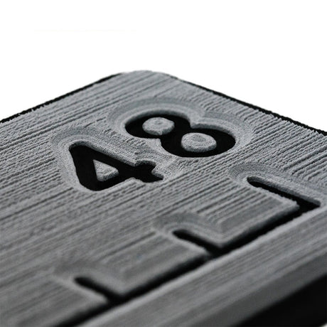 SeaDek 48” Routed Ruler - 6mm - Brushed Texture - Storm Grey/Black - Anchor Express