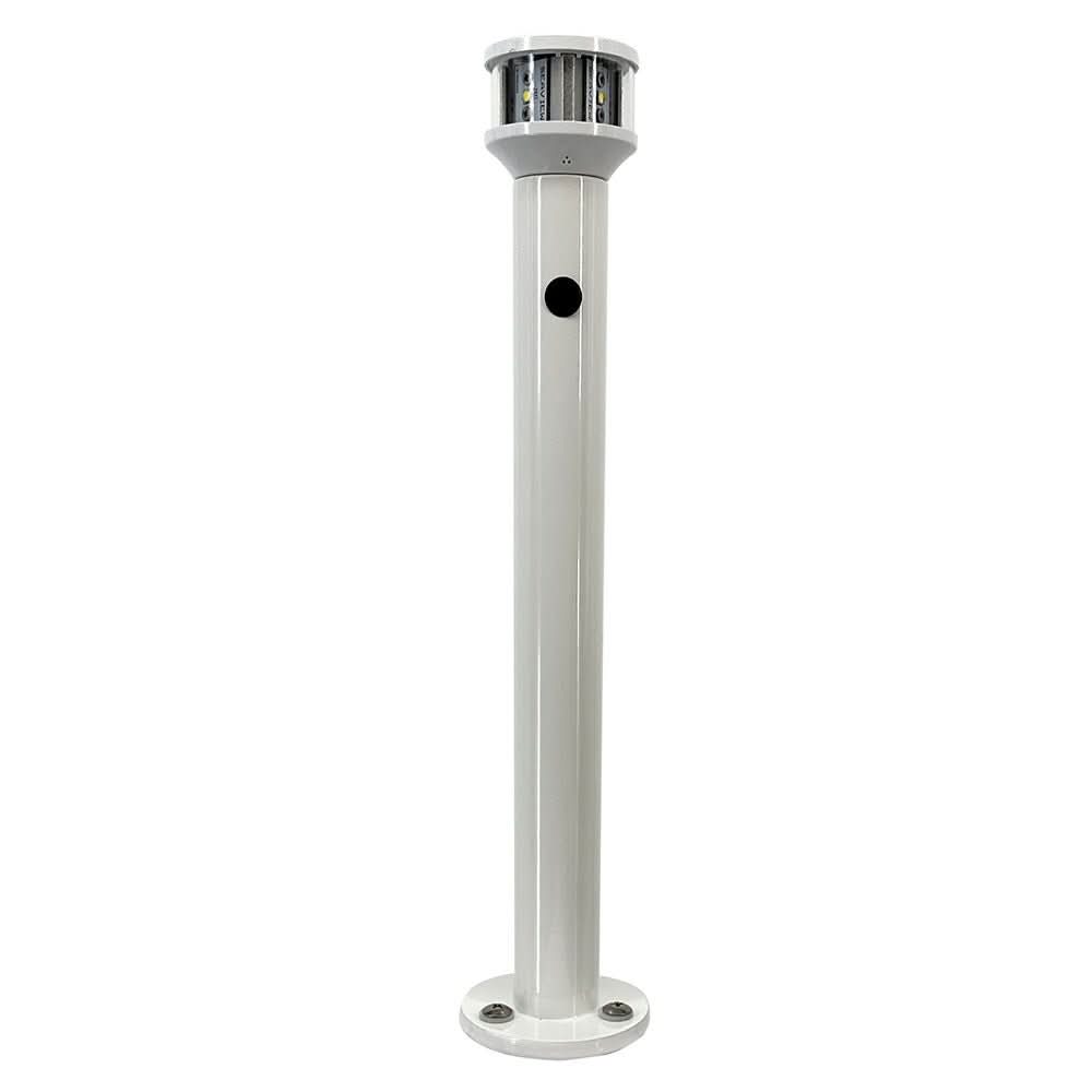 Seaview 12" Fixed Light Post w/C5 Certified All - Round LED Light - Anchor Express