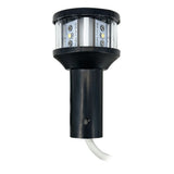 Seaview 12V C5 Certified Round 3nm LED Combo Masthead All - Round Light - Black - LTBLED12C5BLK - Anchor Express
