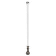 Seaview 36 - Inch Manually Folding Marine Light Post with Stainless Steel Base and Navigation Light - White - Anchor Express