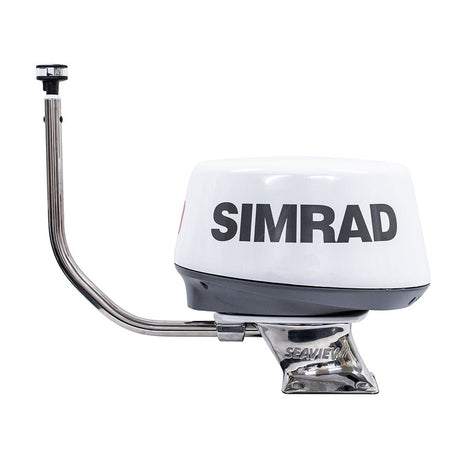 Seaview 5" Stainless Steel Power Mount - 7" x 7" Base - f/Garmin/Raymarine 3G/4G Radar - PMA - 5 - 7LSS - Anchor Express