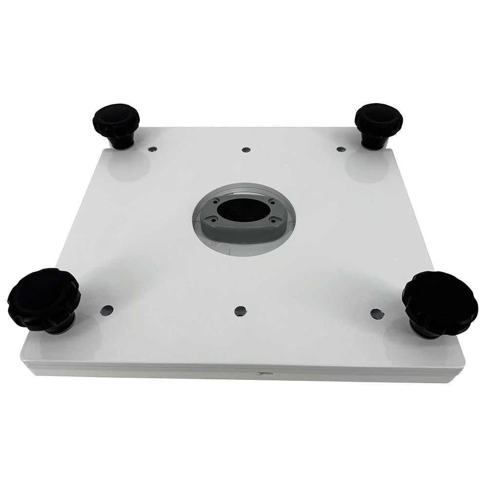 Seaview Removable Base f/Pedestal Mounts w/10x10 Base Plate - White - Anchor Express