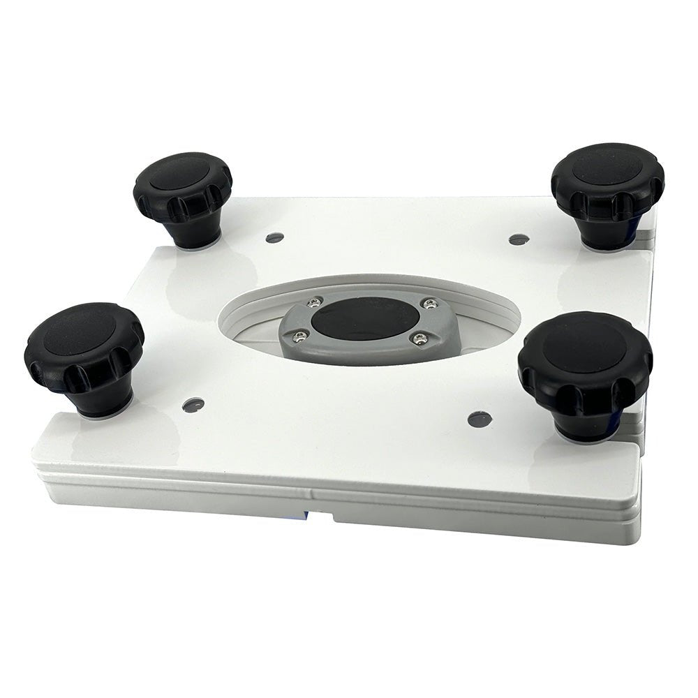 Seaview Removable Base f/Pedestal Mounts w/7x7 Base Plate - White - Anchor Express